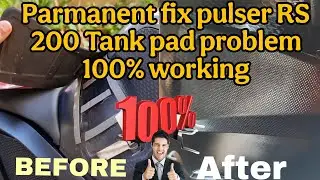 RS200 Riders Must Watch! Tank Pad Problem Ka Final Fix 🔥