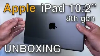 Apple iPad 10.2&ldquo; 8th gen Space Gray 128 Gb unboxing