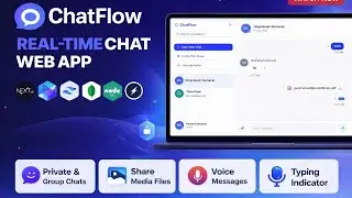 ChatFlow &ndash; Full Real-Time Chat App Using Next.js, TailwindCSS, ShadCN, Node.js & MongoDB