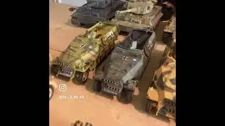 My 1/18 WW2 German vehicle collection #118actionfigures #ww2toys #118thscale
