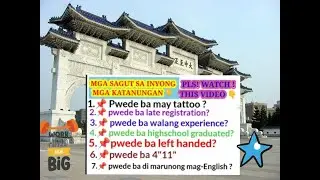 PWEDE BA MAY TATTOO, LATE REGISTRATION, NO EXPERIENCE, HIGHSCHOOL GRADUATED SA TAIWAN 🇹🇼