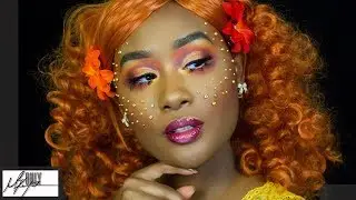 ORANGE BLOSSOM | HALLOWEEN MAKEUP | MikeyaOnly