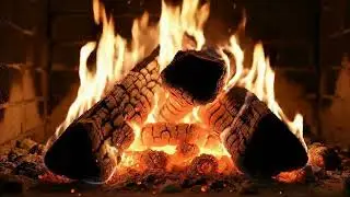 Cozy Fireplace 4K | Real Crackling Fire Sounds| Ultra HD Fireplace #fireplace #fireplacesounds #fire