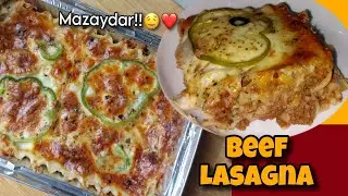 Delicious Beef Lasagna Recipe | Perfect Comfort Food!! 🤤❤️