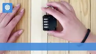 Come cambiare il codice al lucchetto con combinazione a 4 numeri
