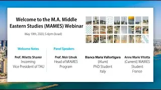M.A. Middle Eastern Studies - Program Webinar 2020