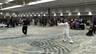 Competitors Including Hank with HanQing Tai Chi Performing Tia Chi