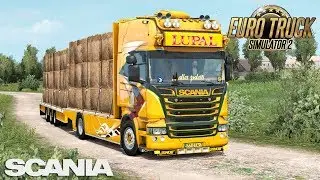 Euro Truck Simulator 2 - Scania Lupal & Trailer Owned | ETS2 Mods 1.34