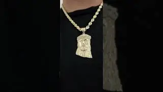 Jacoje XL Diamond Jesus piece