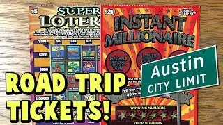 WIN! $20 Instant Millionaire + $5 Super Loteria! ✦ TEXAS LOTTERY Scratch Tickets