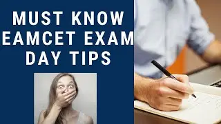 Eamcet 2021 Exam Day Tips, Mistakes to avoid || New Rules for Eamcet 2021 || Time Management || BWTS