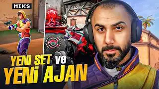 VALORANT'ta YENİ AJAN MİKS'i DENEDİM!? EFSANE YENİ SET!! - efsane çar | VALORANT