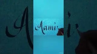 Calligraphy..how ai write your name on Procreate