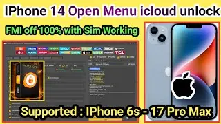 iPhone 14 Open Menu Apple ID Removal iOS 16.6.1 with FMI Off 100% via Unlock Tool | 2026
