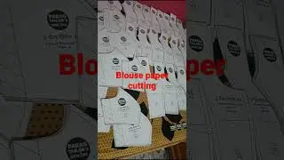 blouse paper cutting