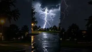 Cozy Thunderstorm Ambience | Gentle Rain + Soft Rolling Thunder | Sleep / Focus