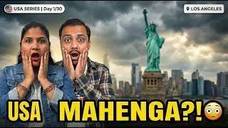 USA Trip From India Day 1 🇺🇸 | Mumbai to Los Angeles ✈️ | Real Cost & Visa Reality