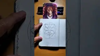 How to Draw Kokushibo #demonslayer #animestyle #kokushibo #tutorial #anime