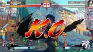 Ultra Street Fighter IV battle: El Fuerte vs Hugo