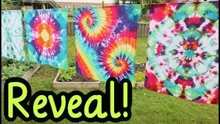 Tie Dye Reveal ~ Shirts and Cloth Diapers