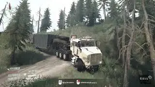 Spintires : Mudrunner Driver skills| Truck Rescue Mission Gameplay #mudrunner #spintires #truck 