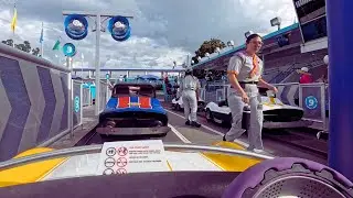 Tomorrowland Speedway Ride POV Full Experience [4K60] Disney Magic Kingdom #disney #disneyride