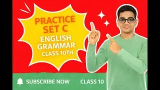 PRACTICE SET - C | MP BOARD CLASS 10TH | ENGLISH GRAMMAR | 2025-26 