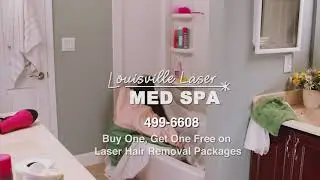 Acrobatic Shaving? For safety's sake, try Laser Hair Removal at Louisville Laser. BOGO going on now!
