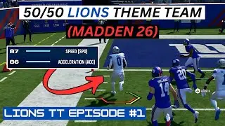 LIONS THEME TEAM GAMEPLAY! - MADDEN 26 (Episode #1)