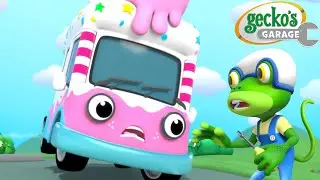 Truk Es Krim Bertenaga Roket🚀 | Garasi Gecko | Kartun Populer Anak-Anak | Seru dan Mendidik