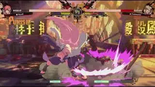 Guilty Gear Strive Baiken Vs Leo Whitefang Ranked Match (2 of 3, Platinum)