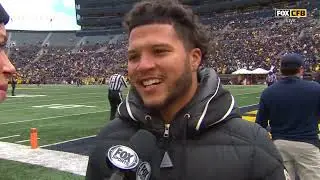 Blake Corum Talks Being Back in the Big House for the Maize vs. Blue Game | Michigan Football