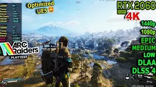 ARC Raiders | RTX 2060 SUPER 8GB + Ryzen 5 3600 | 4K, 1440p & 1080p Settings?