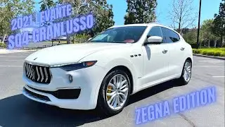 First Look at Ermenegildo Zegna Edition 2021 Maserati Levante S Granlusso - Stunning Interior!