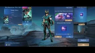 Apakah Wor'it Beli Skin Chou Seint Seiya,Di Shop Seharga 359DM?🤔Di Akun Ke1.
