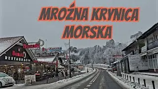 Zima nad morzem: Przejazd przez Krynicę Morską i spacer w mroźny dzień