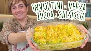 INVOLTINI DI VERZA CON ZUCCA E SALSICCIA Ricetta Facile - Fatto in Casa da Benedetta