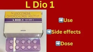 L dio 1 tablet.# l dio 1 #levocetirizine