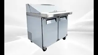 Milk tea shop equipment 36-inch sandwich operation counter and refrigerated display cabinet ASR-0986