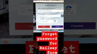 How to retrieve forget password for railway form #rrb #rrbonlineform #forgetpassword #password