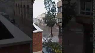 Forta tempesta a Sabadell (22-01-21)
