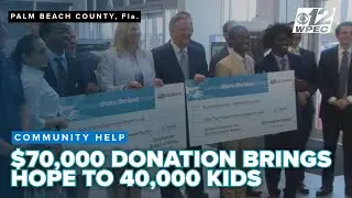Local dealership's over $70,000 donation brings hope to 40,000 kids