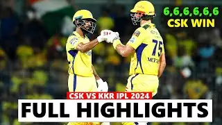 Chennai Super Kings Vs Kolkata Knight Riders Ipl Match 22nd Highlights 2024 | CSK VS KKR Highlights