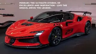 Ferrari: The Ultimate Symbol of Excellence and Inspiration - Live the Dream, Drive the Legend.