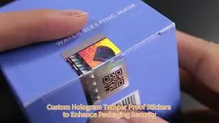 Индивидуальные голографические наклейки с защитой от несанкционированного вскрытия для повышения безопасности упаковки