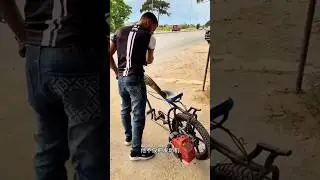 Father & Son&rsquo;s Creative DIY Project !🔥#Innovation #DIY #FatherSonLove #motorcycle