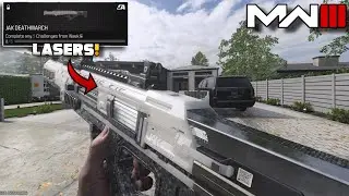 They Added a LASER GUN Conversion Kit to MW3! (JAK DEATHMARCH Kit)
