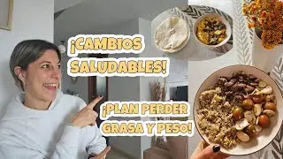 Healthy Changes in a Plan to Lose Fat and Weight ❤️&zwj;🔥 Products and Recipes 🛒 Mercadona 😀💪🏽🔝