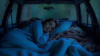 Locked in the Storm – Cozy Car Trunk Rain for Deep Sleep & Anxiety Relief 🌧️ Rain Sounds for Sleep