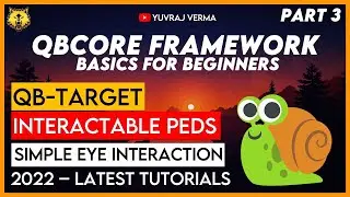 QBCore Framework - Add Target Ped | QB-Target  - Interactable Ped | QBCore FiveM Tutorial 2022